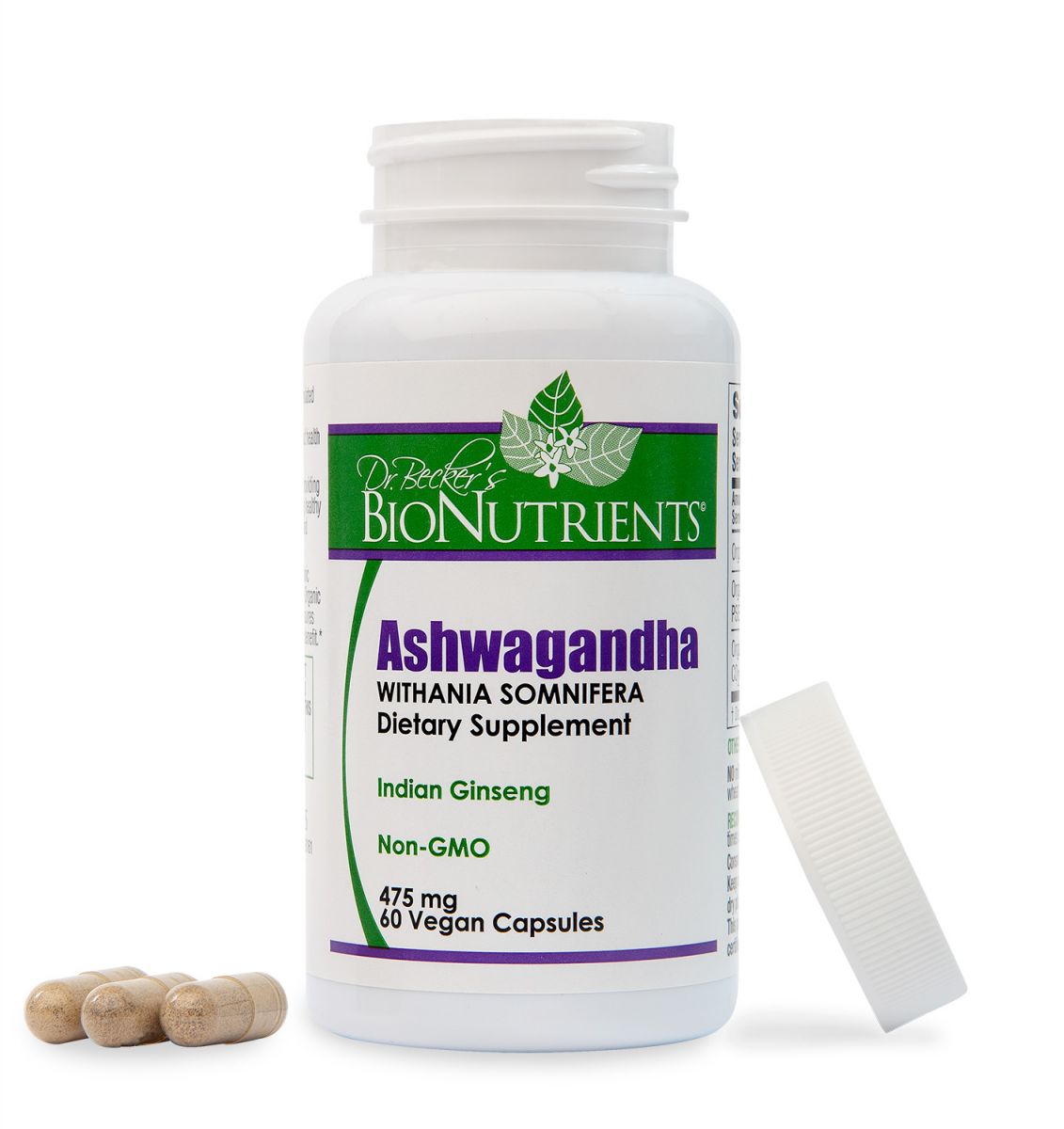 Ashwagandha 500 Mg | Adaptogen For Stress Support | 120 Caps