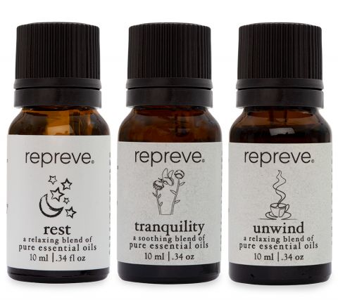 REPREVE Relaxing Essential Oils - Set of 3 Blends