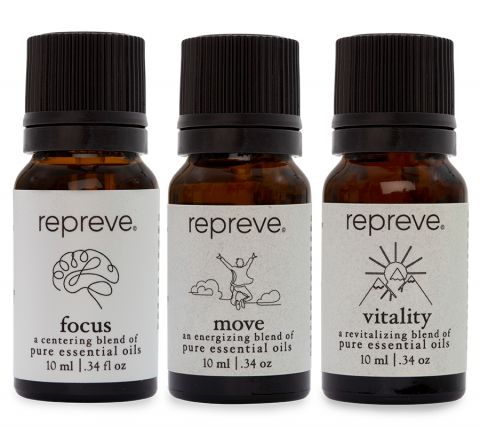 REPREVE Wellness Essential Oils - Set of 3 Blends